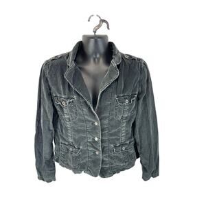 Gramicci Y2K Corduroy Jacket Size Medium Skater Streetwear Grey